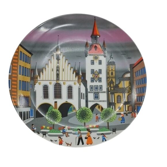 WOODMERE China European City Plate Collectors Netherlands Vintage Decor - Picture 1 of 6